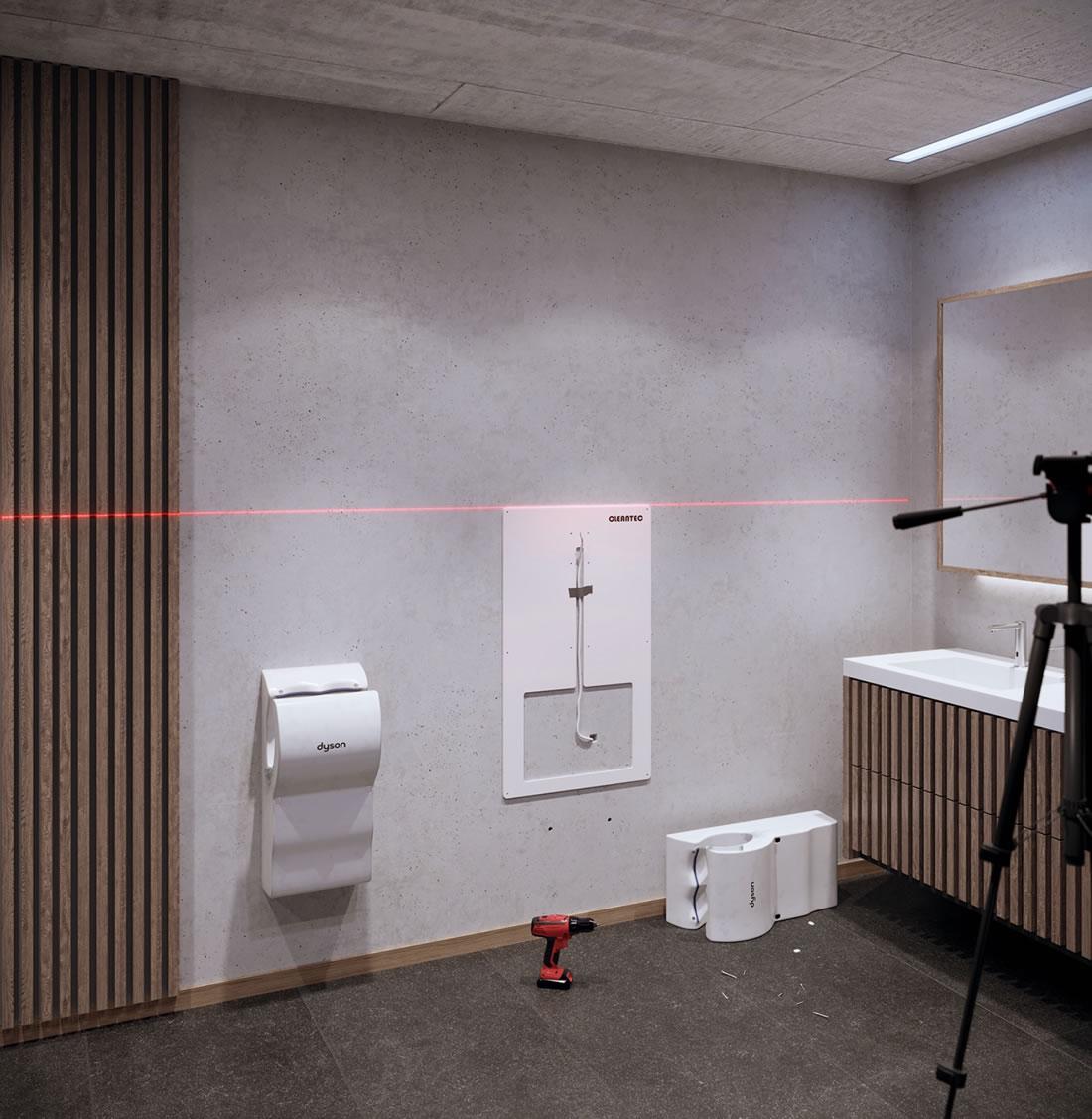 Установка сушилок Dyson